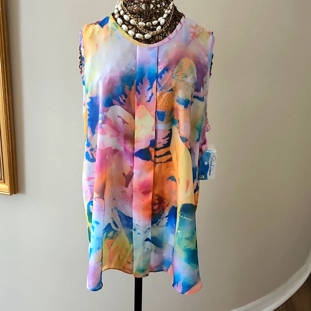 Dawn Davis Art and Sol NEW blouse